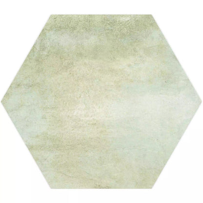 Tropical Ocean Washed Blue Hexagon 333x285mm Wall and Floor Porcelain Tile TilesDecor