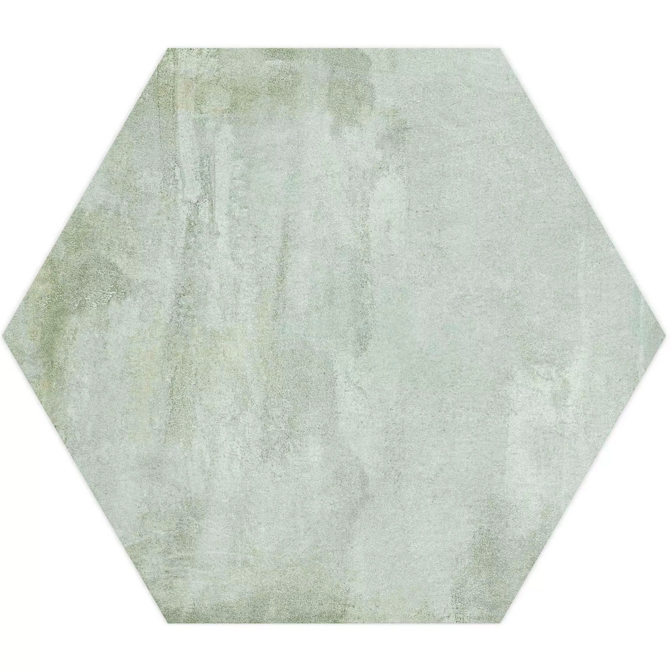 Tropical Ocean Washed Blue Hexagon 333x285mm Wall and Floor Porcelain Tile TilesDecor
