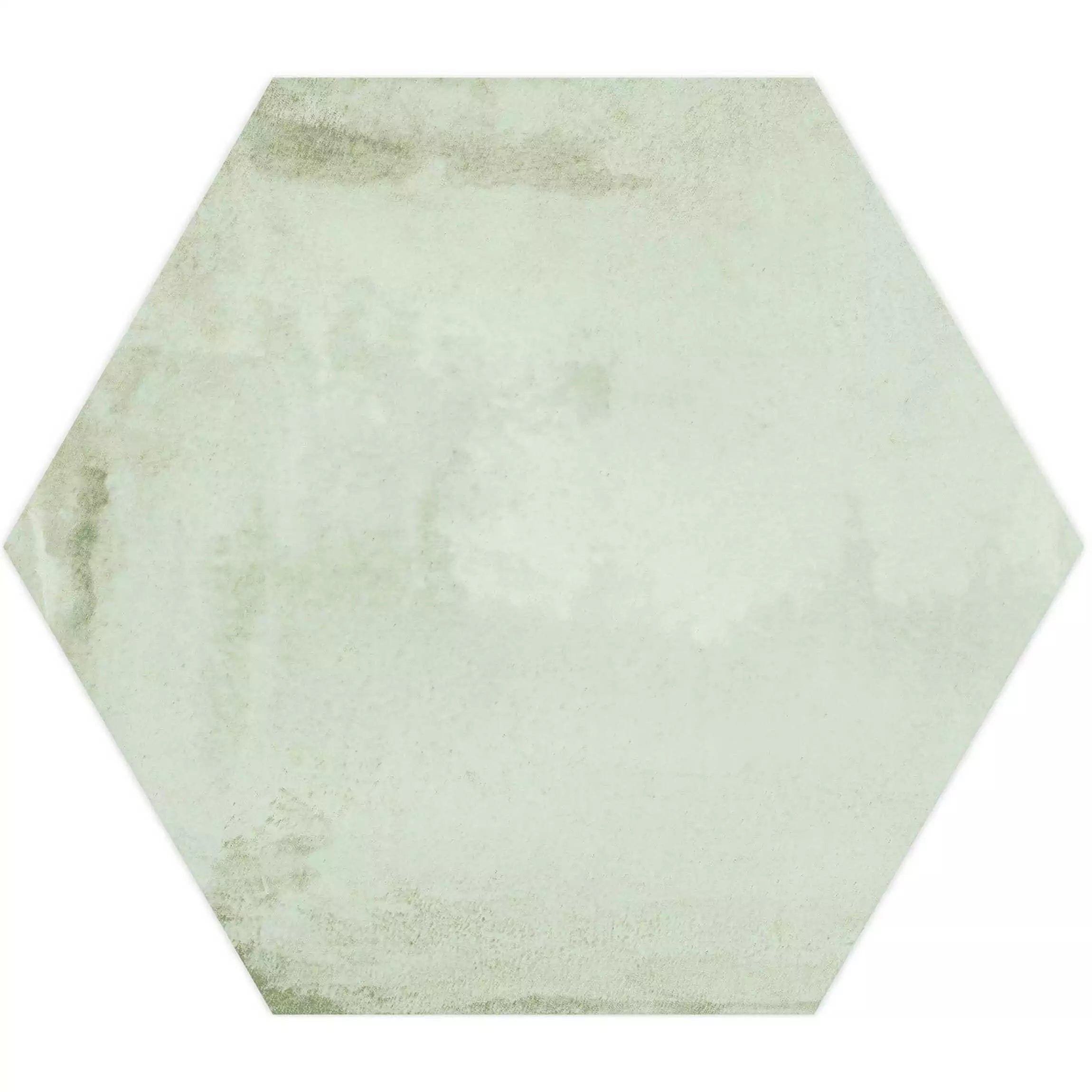 Tropical Ocean Washed Blue Hexagon 333x285mm Wall and Floor Porcelain Tile TilesDecor