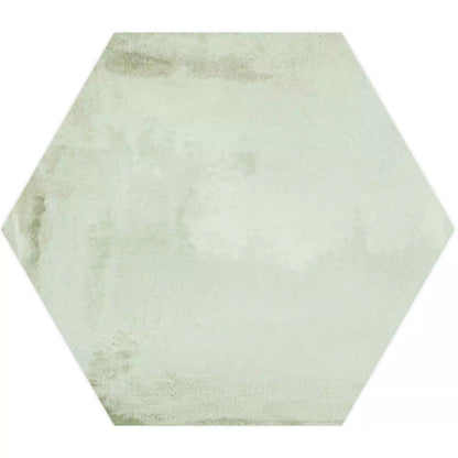 Tropical Ocean Washed Blue Hexagon 333x285mm Wall and Floor Porcelain Tile TilesDecor