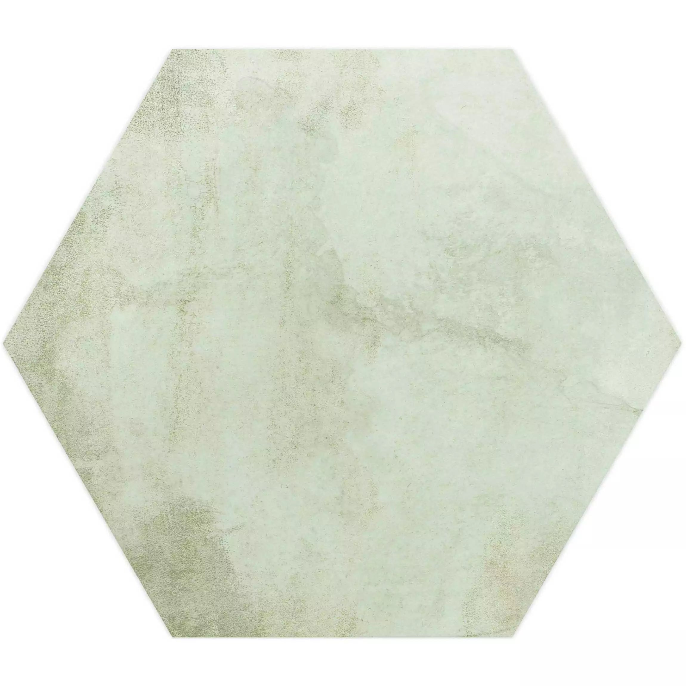 Tropical Ocean Washed Blue Hexagon 333x285mm Wall and Floor Porcelain Tile TilesDecor