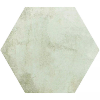 Tropical Ocean Washed Blue Hexagon 333x285mm Wall and Floor Porcelain Tile TilesDecor