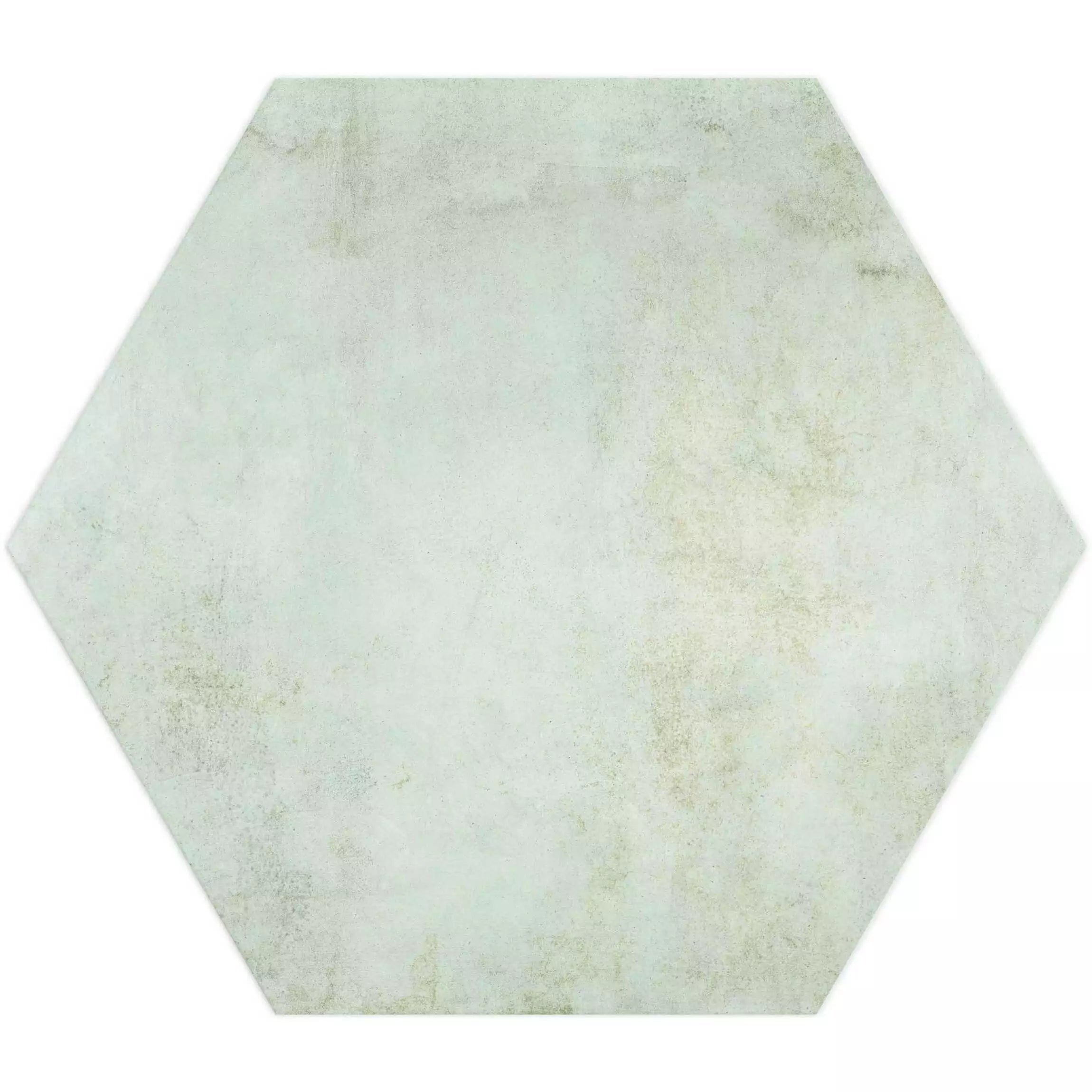Tropical Ocean Washed Blue Hexagon 333x285mm Wall and Floor Porcelain Tile TilesDecor