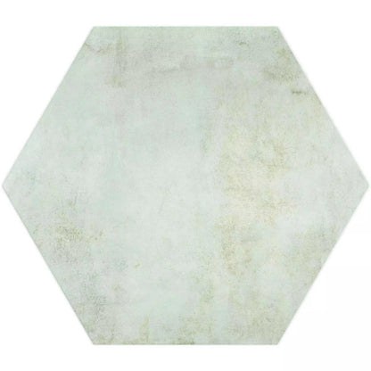 Tropical Ocean Washed Blue Hexagon 333x285mm Wall and Floor Porcelain Tile TilesDecor