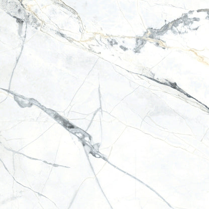 Allure Calacatta Polished Marble Effect 90x90cm Tiles TilesDecor