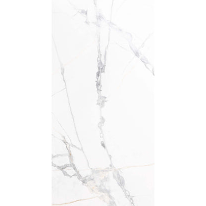 Allure Calacatta Polished Marble Effect 60x30cm Tiles TilesDecor