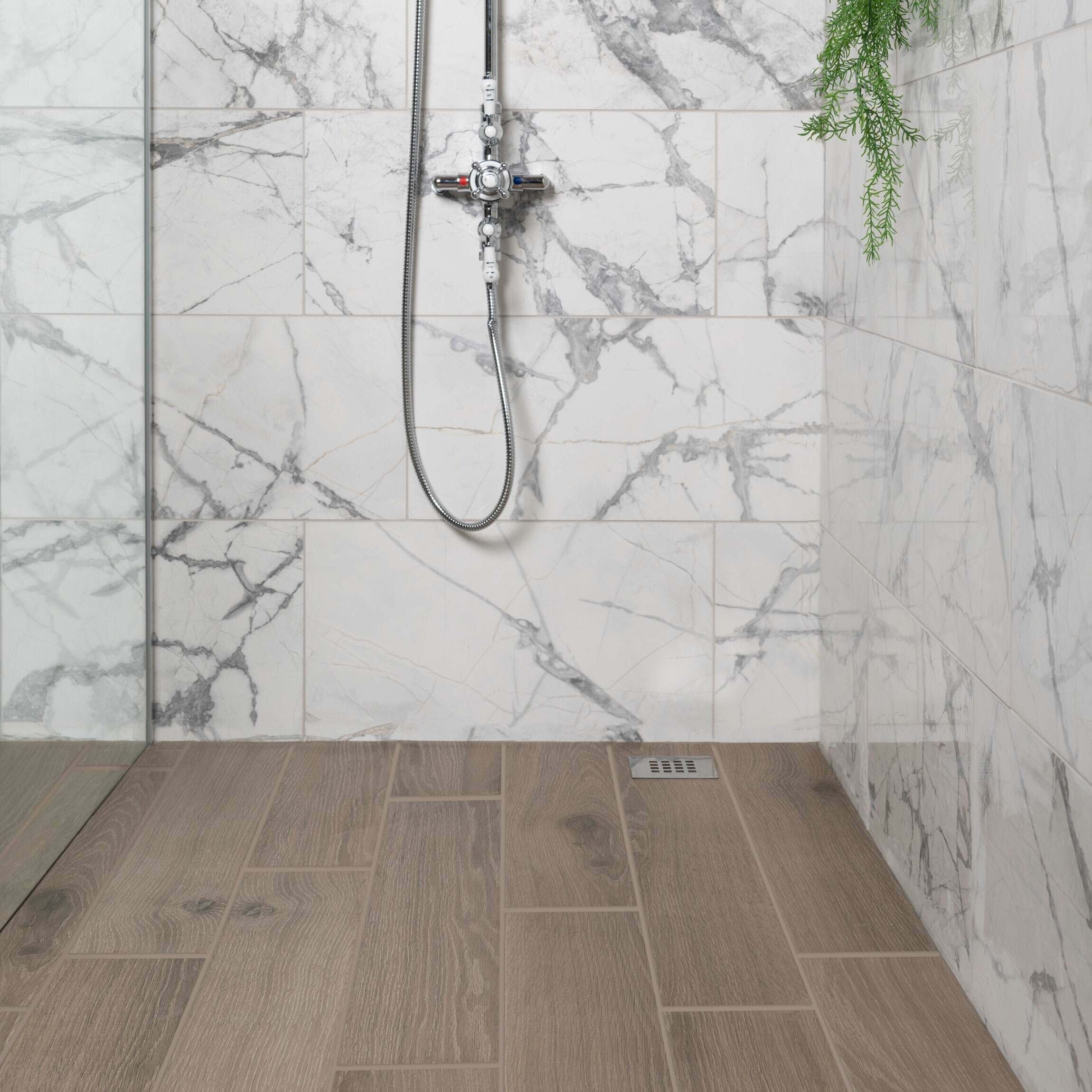 Allure Calacatta Polished Marble Effect 60x30cm Tiles TilesDecor
