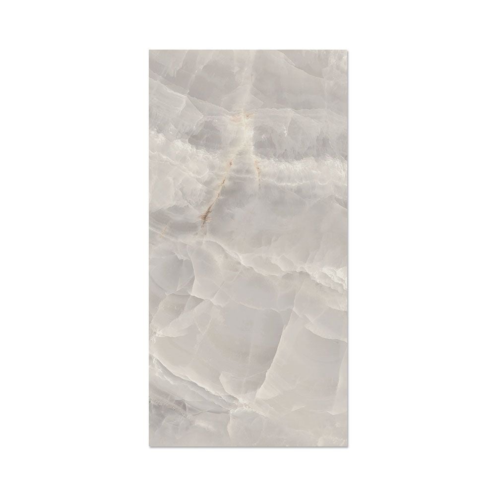 Alixir Cloud Grey 1200x600mm Polished Porcelain Marble Effect Wall and Floor Tiles TilesDecor