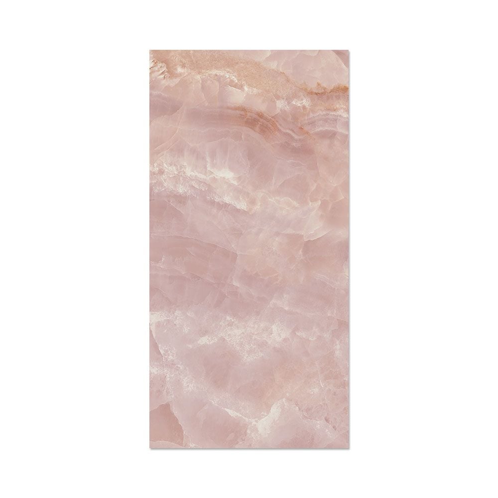 Alixir Blush Pink 1200x600mm Polished Porcelain Marble Effect Wall and Floor Tiles TilesDecor