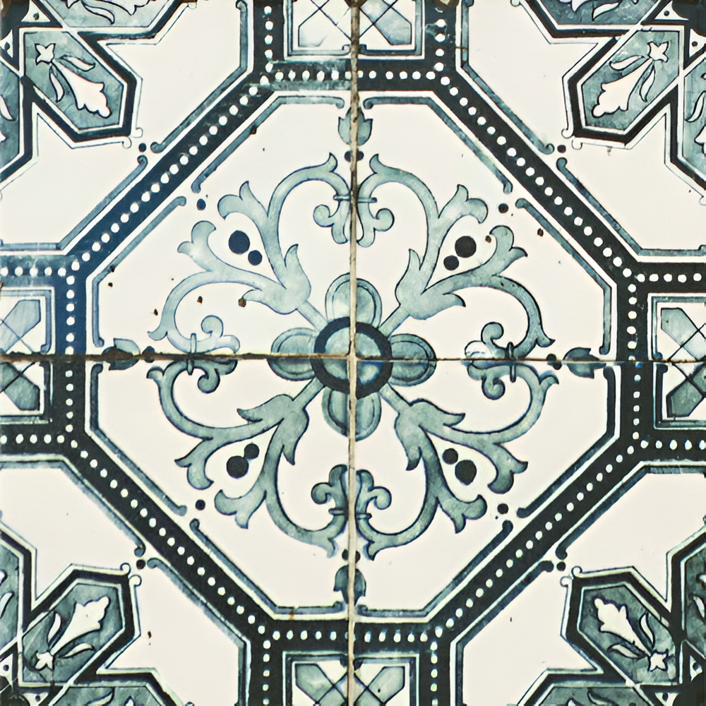 Victorian Matt Mix Pattern Tile 20x20 cm tile.co.uk nikea matt