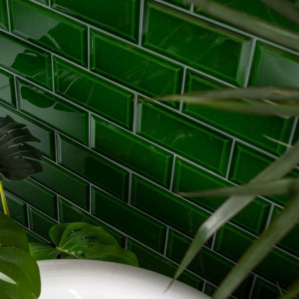 Mayfair Gloss Green Metro Tiles TilesDecor
