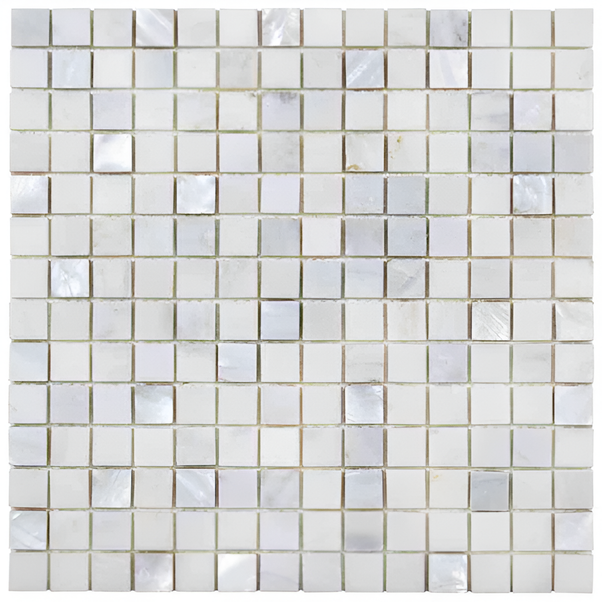White Mother of Pearl Marble Mosaic Sheet Tile 30x30cm LTMOTHEROFPEARL22