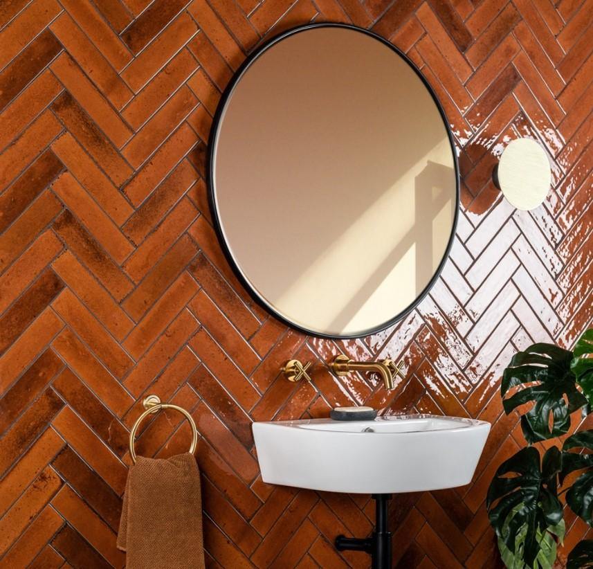 Baton Rouge Red Brick Effect Wall Tile – TilesDecor