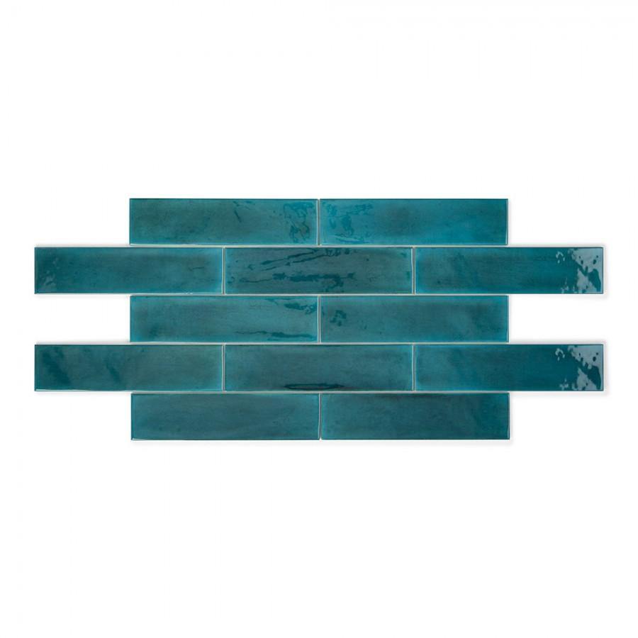 Opal Emerald Tile (7.5 x 30cm) https://www.porcelainsuperstore.co.uk/collections/rectangle-wall-tiles/products/opal-sky?variant=39435423580350