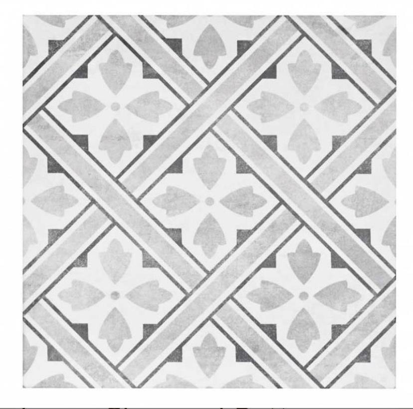 Mr Jones Charcoal Porcelain Tile (33 x 33cm) lt LA52000