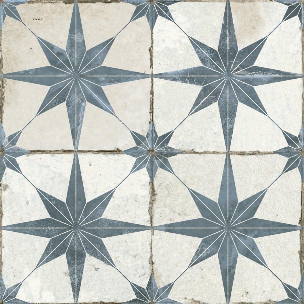 Astral Star Blue Patterned Tile (45 x 45cm) lt 876733