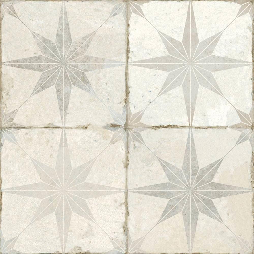 Astral Star Grey Patterned Tile (45 x 45cm) lt 876731