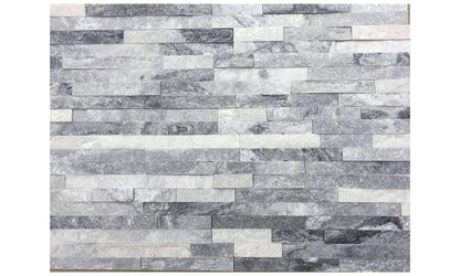 Cloud Sparkle Grey Slate Split Face Cladding Tile (10 x 36cm) lt 583479
