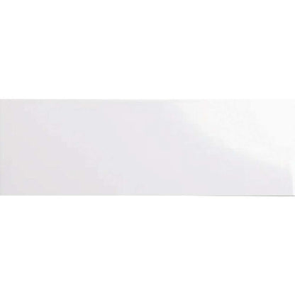 Melrose Flat Metro White Gloss Tile (30 x 10cm) https://www.luxurytiles.co.uk/melrose-metro-white-gloss-300x100mm-tile.html