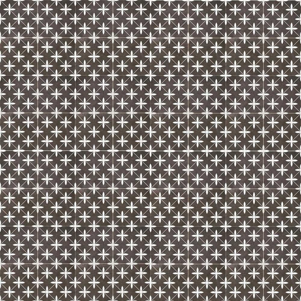 Oakham Black Pattern Tile (45 x 45cm) https://www.luxurytiles.co.uk/oakham-black-pattern-tiles.html