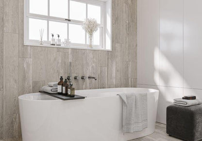 Stockholm Grey Wood Effect Porcelain Floor Tile (90 x 15cm) https://totaltiles.co.uk/stockholm-grey-wood-effect-porcelain-floor-tile.html