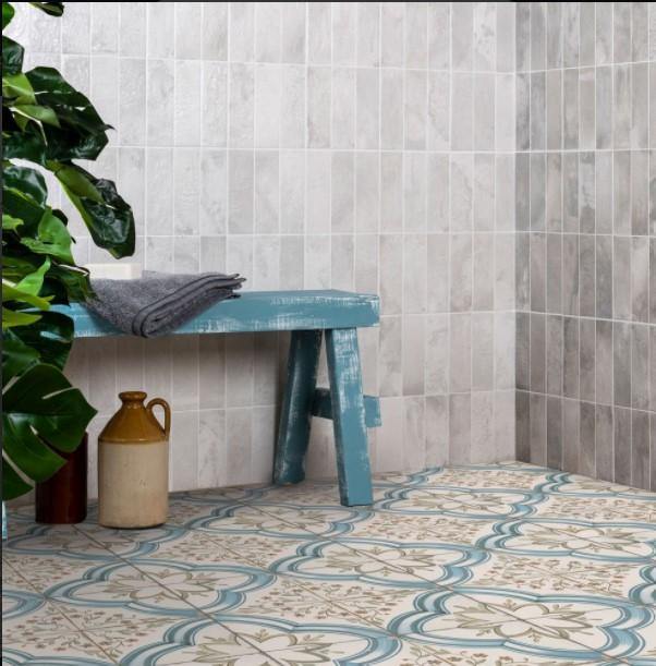 Dalton Light Blue Wall & Floor Tile (45 x 45cm) WF 24743